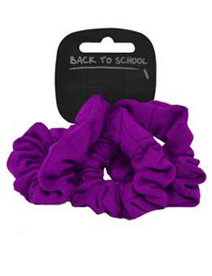 Jersey Scrunchie 3pk - Purple